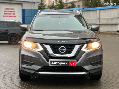 Nissan Rogue 2017 серый - фото 4