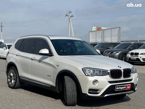BMW X3 2016 белый - фото 4