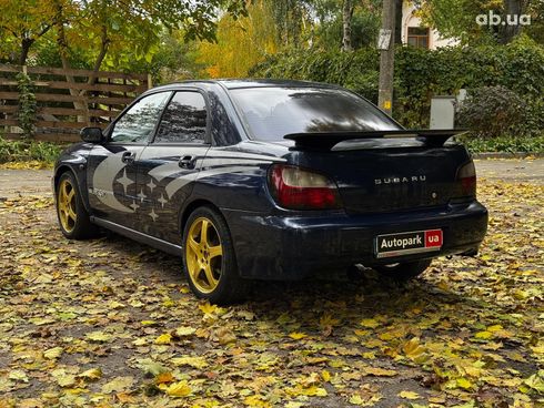 Subaru Impreza 2002 синий - фото 9