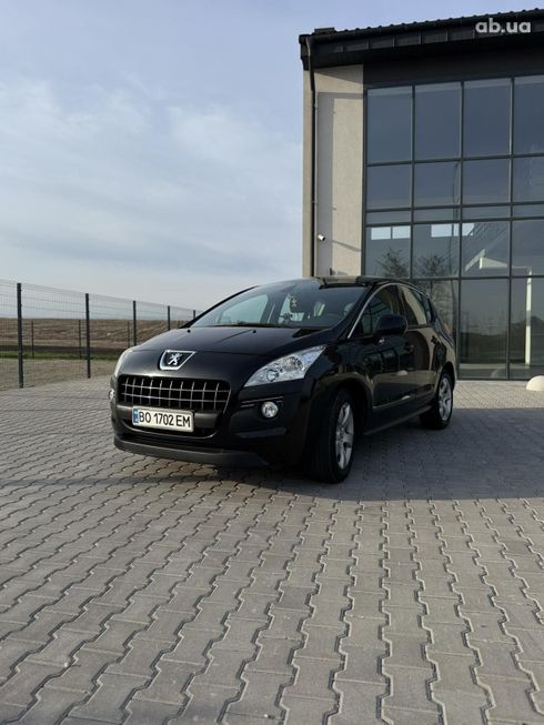 Peugeot 3008 2010 черный - фото 2