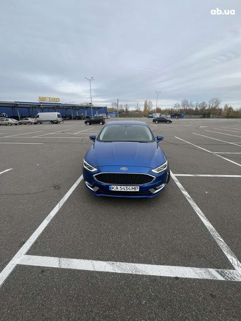 Ford Fusion 2016 синий - фото 3