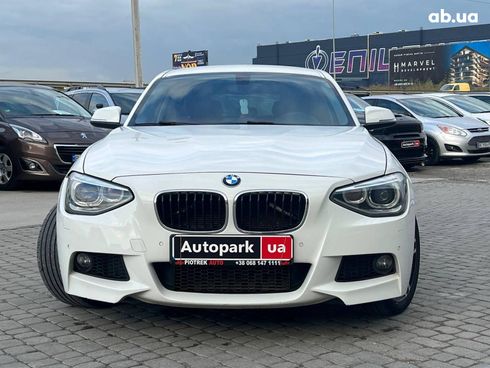 BMW 1 серия 2012 белый - фото 2