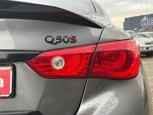 Infiniti Q50 2016 серый - фото 17