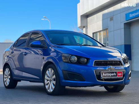 Chevrolet Aveo 2012 синий - фото 4