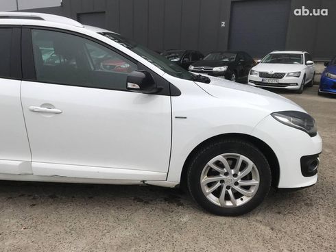 Renault Megane 2015 белый - фото 33