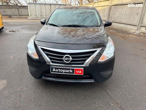 Nissan Versa 2016 черный - фото 2