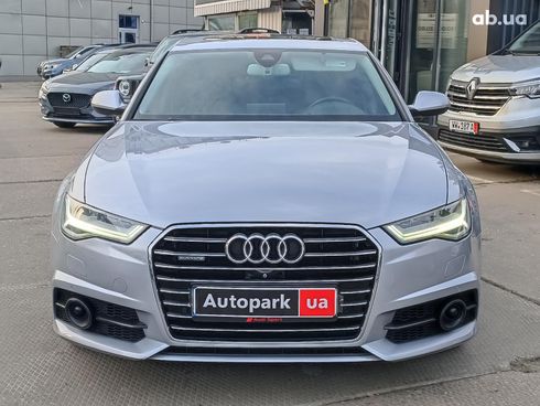 Audi A6 2017 серый - фото 2