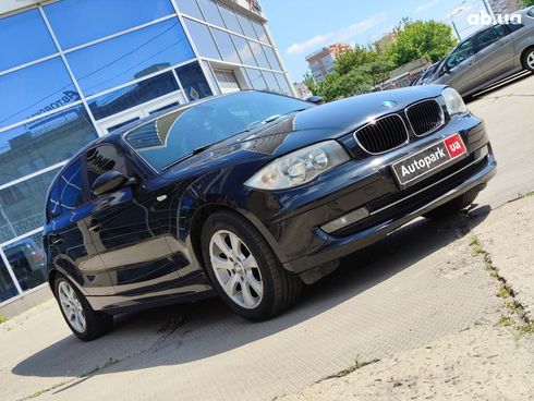 BMW 1 серия 2009 черный - фото 12