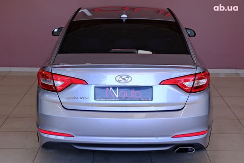 Hyundai Sonata 2015 серый - фото 6