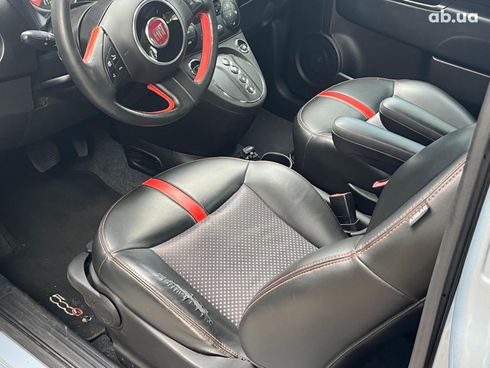 Fiat 500E 2014 синий - фото 62