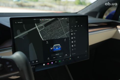 Tesla Model X 2023 синий - фото 11