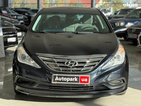 Hyundai Sonata 2014 черный - фото 2