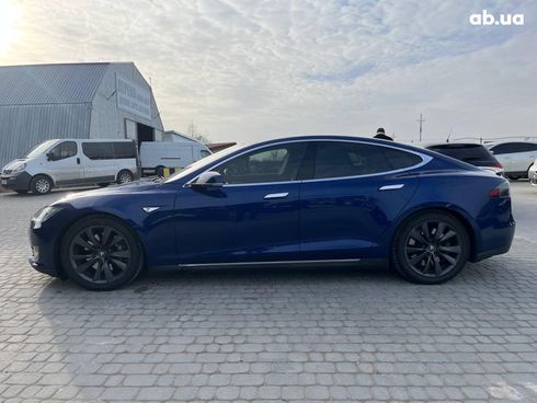 Tesla Model S 2015 синий - фото 28