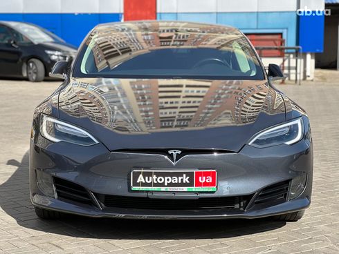 Tesla Model S 2017 серый - фото 2