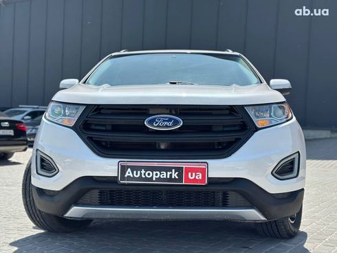 Ford Edge 2018 белый - фото 2