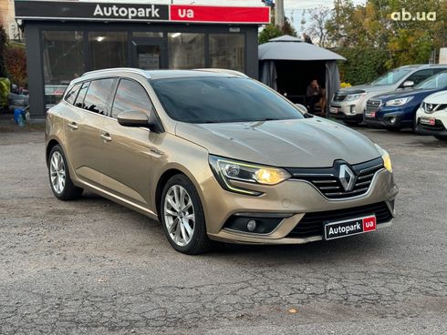 Renault Megane 2017 бежевый - фото 3