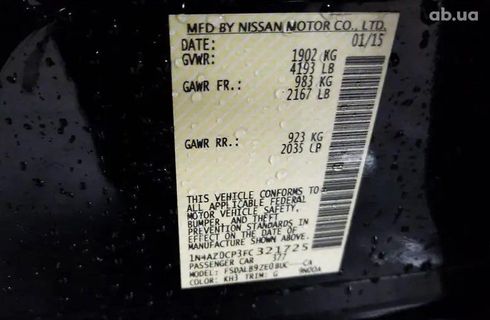 Nissan Leaf 2015 черный - фото 8
