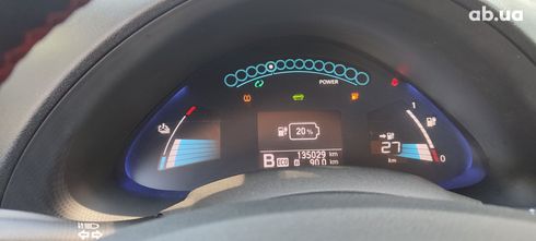 Nissan Leaf 2014 вишневый - фото 12