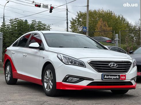 Hyundai Sonata 2016 белый - фото 13