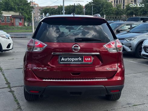 Nissan Rogue 2016 красный - фото 6