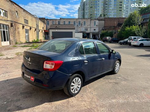 Renault Logan 2015 синий - фото 9
