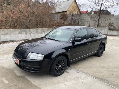 Skoda Superb 2002 черный - фото 3