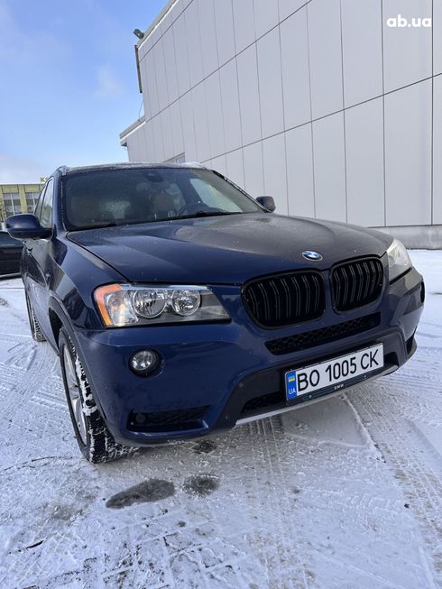 BMW X3 2013 синий - фото 5