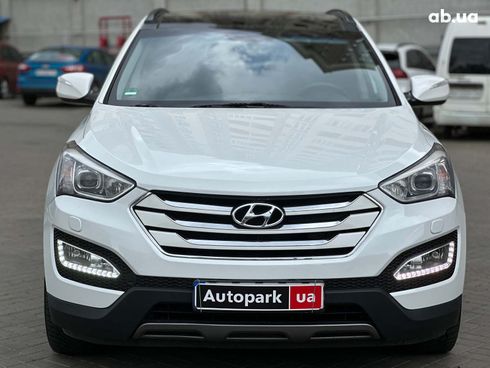 Hyundai Santa Fe 2013 белый - фото 2