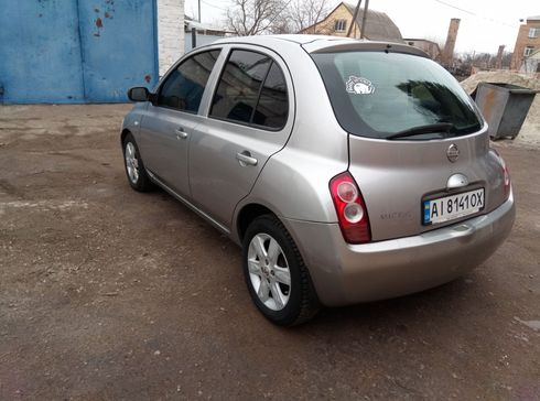 Nissan Micra 2004 серый - фото 9