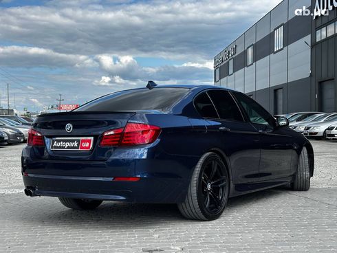 BMW 5 серия 2013 синий - фото 9