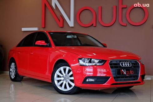 Audi A4 2015 красный - фото 2