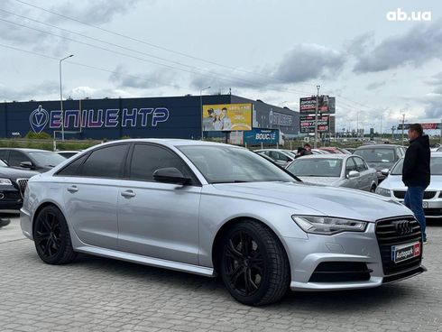 Audi A6 2015 серый - фото 4