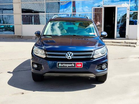 Volkswagen Tiguan 2011 синий - фото 2