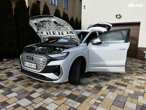 Audi Q4 e-tron 2023 белый - фото 14