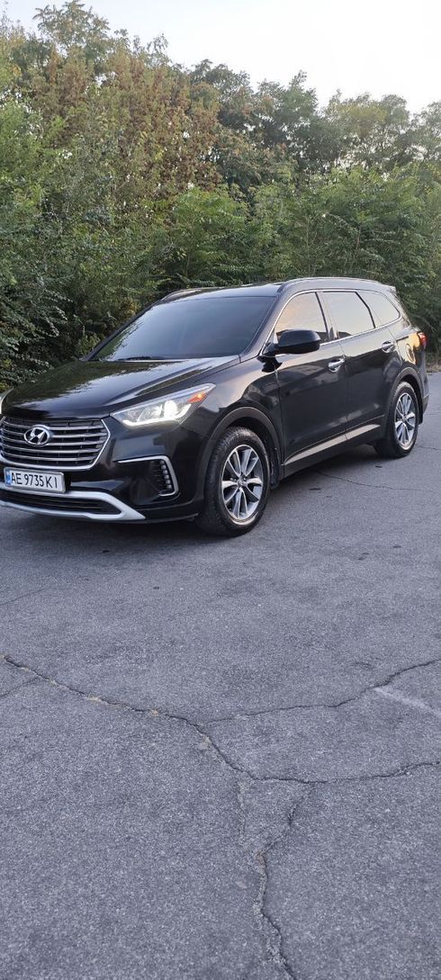 Hyundai Grand Santa Fe 2017 черный - фото 2