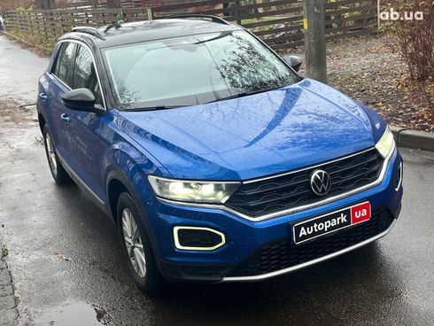Volkswagen T-Roc 2021 синий - фото 5