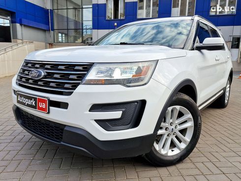 Ford Explorer 2017 белый - фото 3