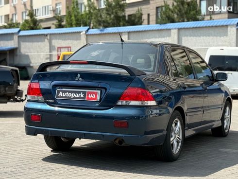 Mitsubishi Lancer 2006 синий - фото 6