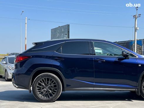 Lexus rx 350 2017 синий - фото 10
