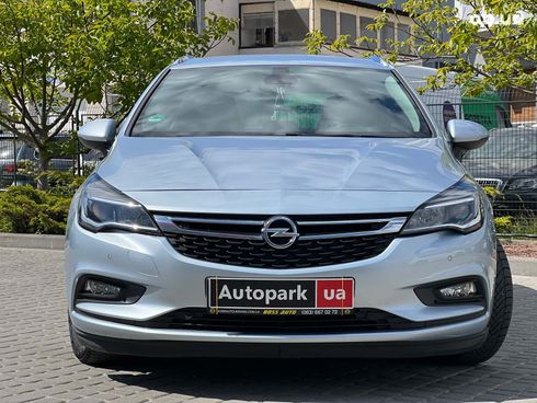 Opel Astra 2017 серый - фото 2
