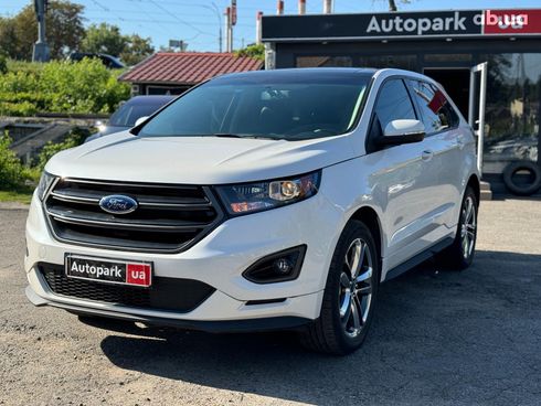 Ford Edge 2018 белый - фото 2