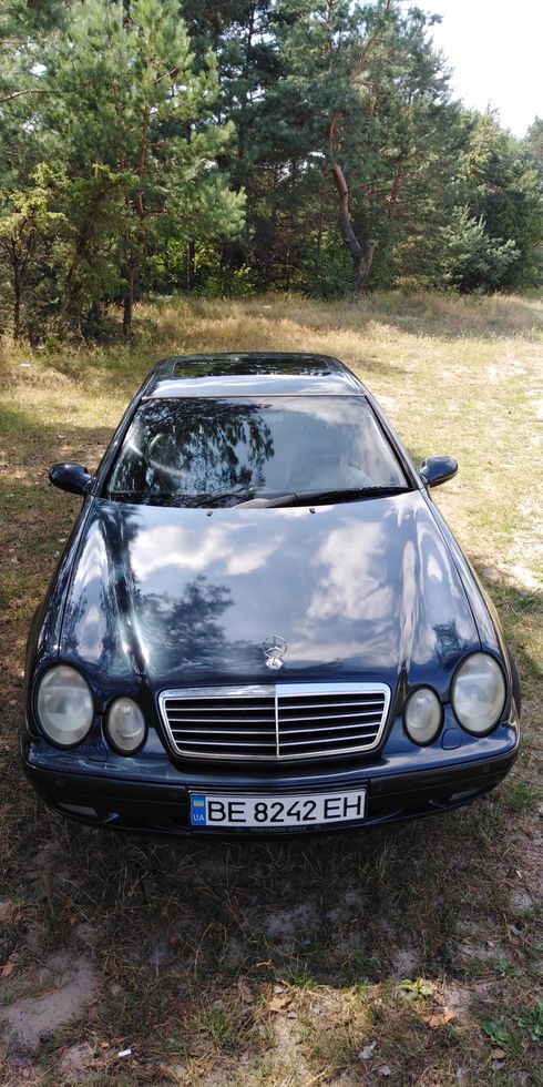 Mercedes-Benz CLK-Класс 1998 синий - фото 3