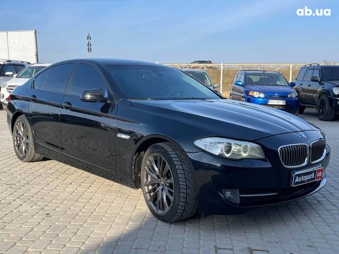 BMW 5 серия 2010 черный - фото 3