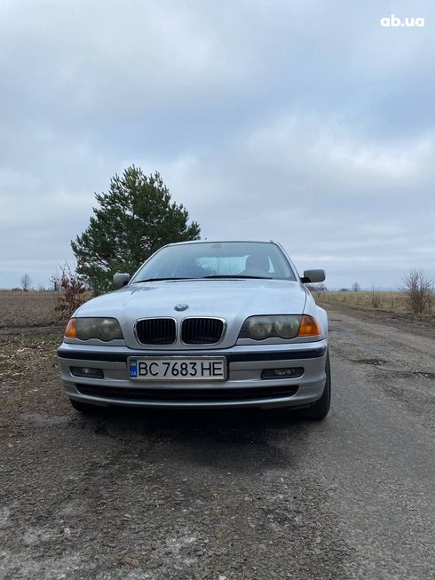 BMW 3 серия 2001 серый - фото 2
