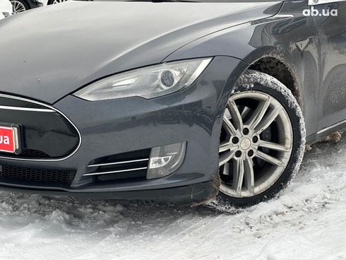 Tesla Model S 2015 серый - фото 5