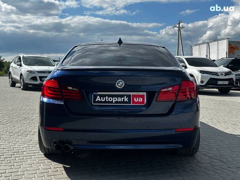 BMW 5 серия 2013 синий - фото 8