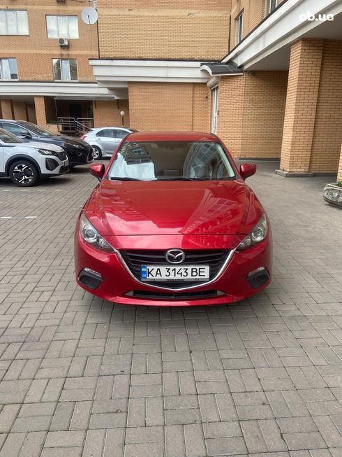 Mazda 3 2016 красный - фото 2