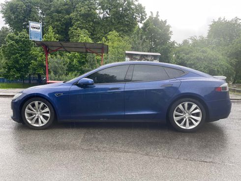 Tesla Model S 2015 синий - фото 12
