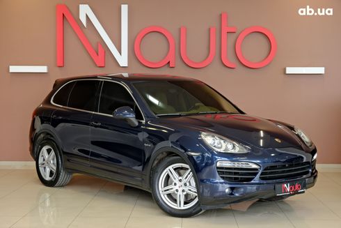 Porsche Cayenne 2013 голубой - фото 2