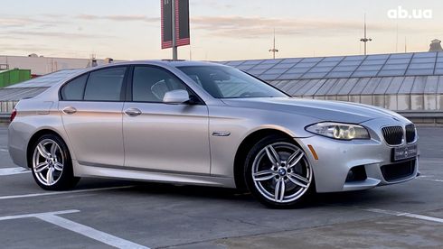 BMW 5 серия 2012 серебристый - фото 3